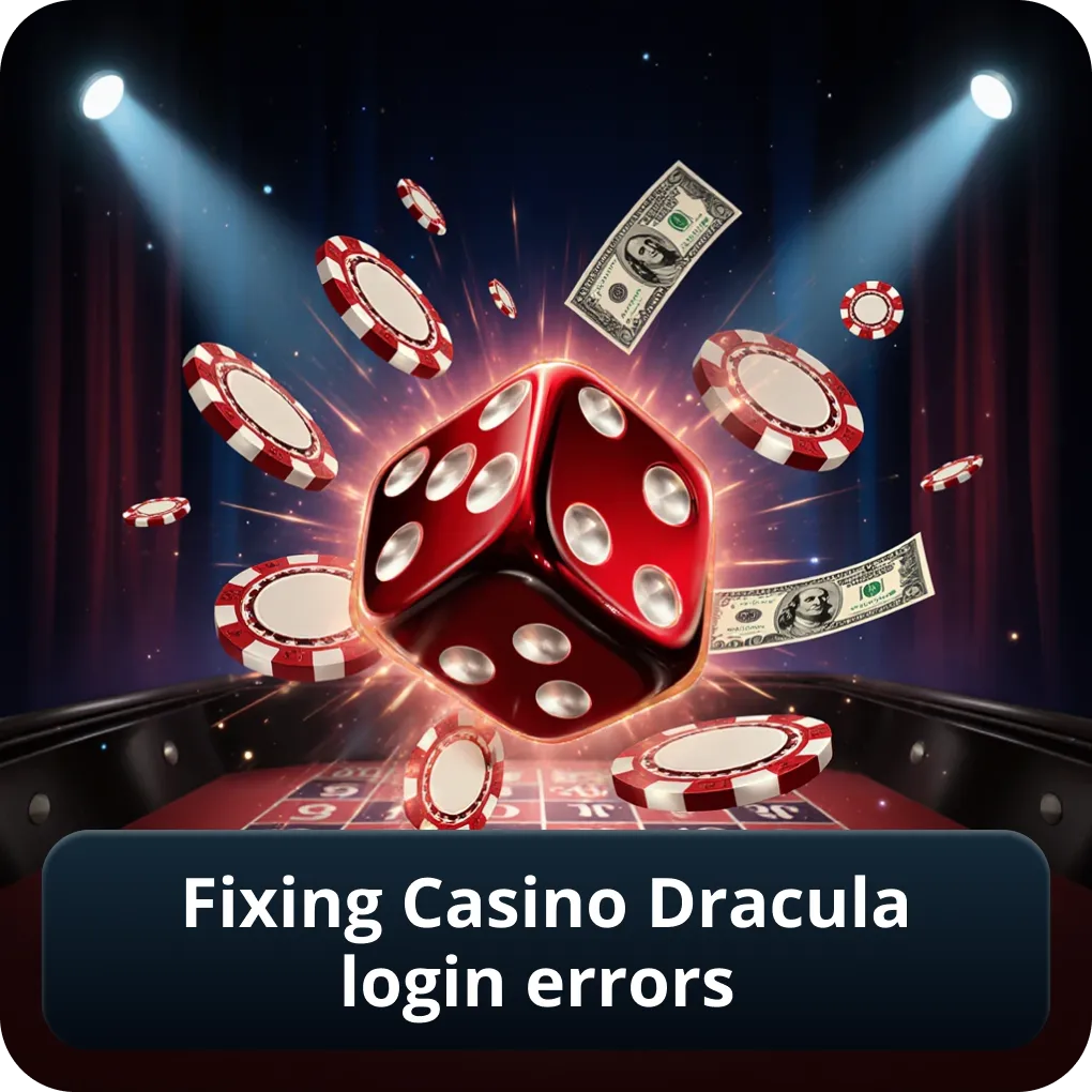 Fixing Casino Dracula login errors