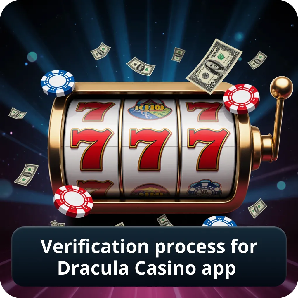 Verification process for Dracula Casino app