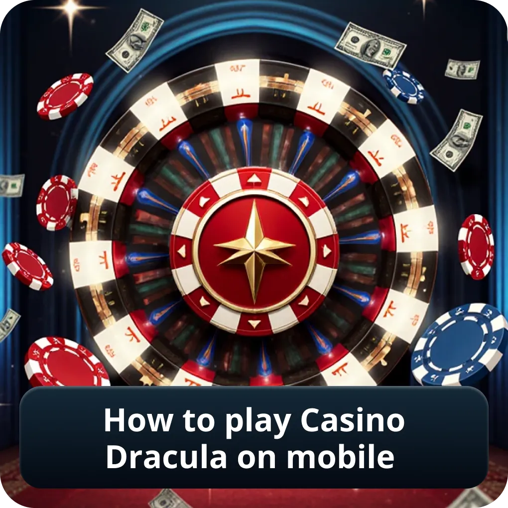 How to play Casino Dracula on mobile