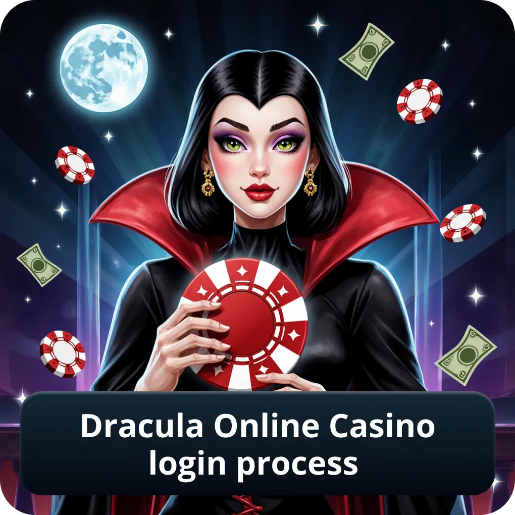 Dracula Online Casino login process