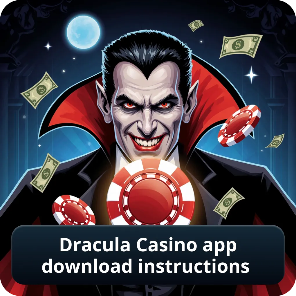 Dracula Casino app download instructions